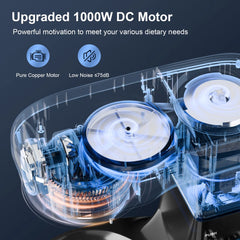 Fatabeta 1000W Stand Mixer, 5.5QT Kitchen Mixer with Dough Hook, Whisk and Beater, Electric Mixer with Bowl & 11 Speeds - Cake Mixer for Baking, Bread & More, Black