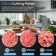 Fatabeta Meat Grinder - 3000W Max Electric Meat Mincer with Sausage Filler, Kubbe Kit, 3 Grinding Plates & Slicer/Shredder Attachments - for Home Kitchen