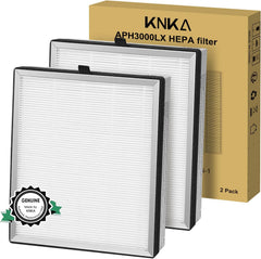 KNKA HEPA Air Purifier Replacement Filter for APH3000, 2 Pack, H13 True HEPA Filter