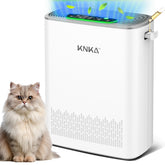 KNKA HEPA Air Purifiers For Home Large Room, 3200 Sq.ft Air Purifiers For Bedroom, Allergies and Asthma, Washable Pre-Filter, PM2.5 Monitor, Ultra-Quiet, Auto & Turbo Mode