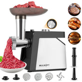 MULISOFT Meat Grinder, 2500W Electric Meat Grinders for Home Use, with Sausage Maker & Kubbe Kit, Heavy Duty